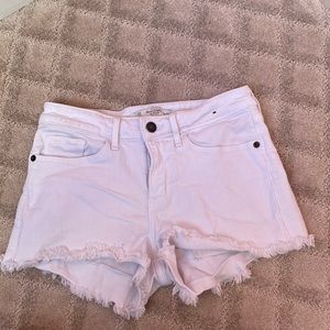 Abercrombie and Fitch White Shorts